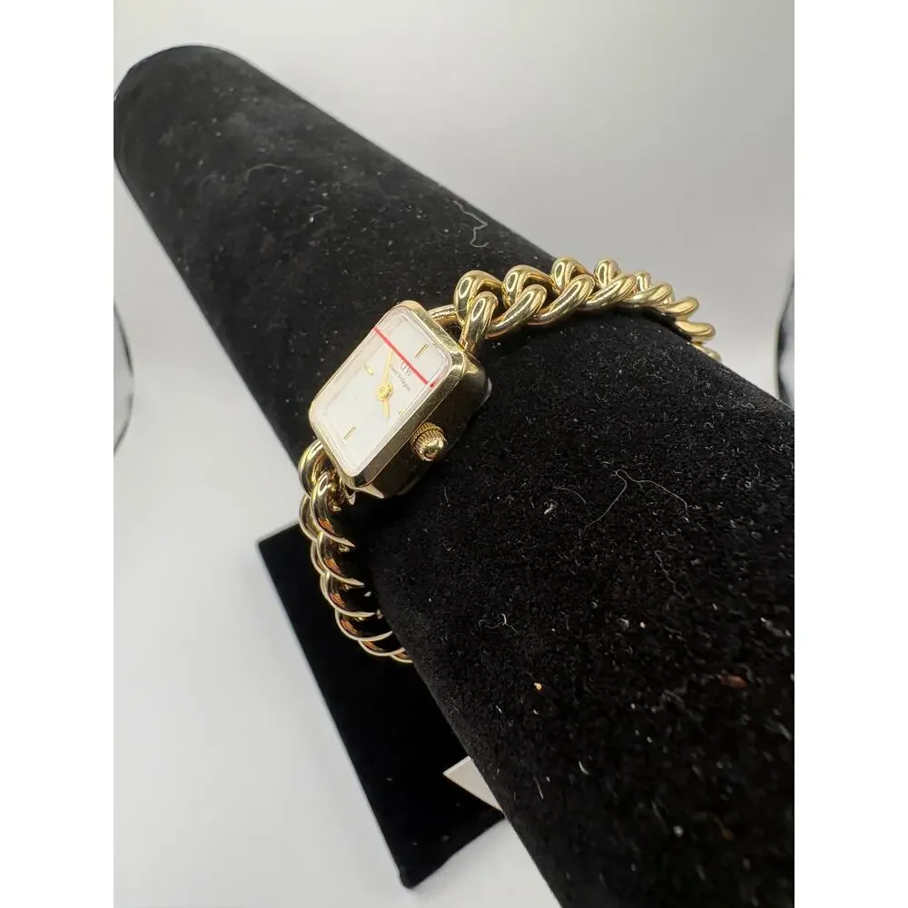 Daniel Wellington Jolie Chain Bracelet Watch, 15.4mm x 18.2mm Nwt Gold